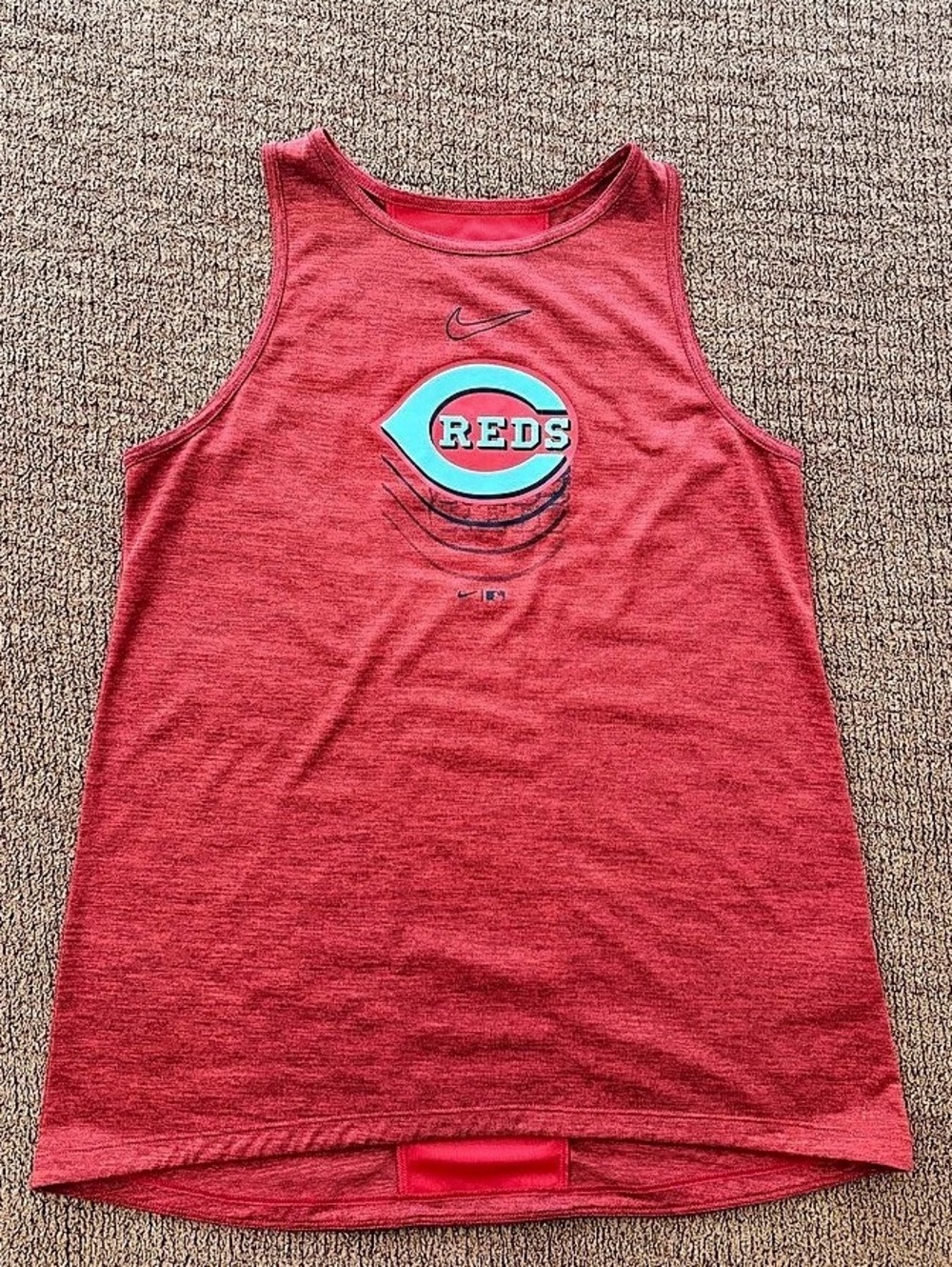 Nike Cincinnati Reds Tri-Blend Dri-FIT Racerback Tank Top